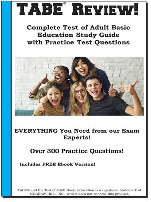 cover image of TABE Review! Complete Test of Adult Basic Education Study Guide with Practice Test Questions